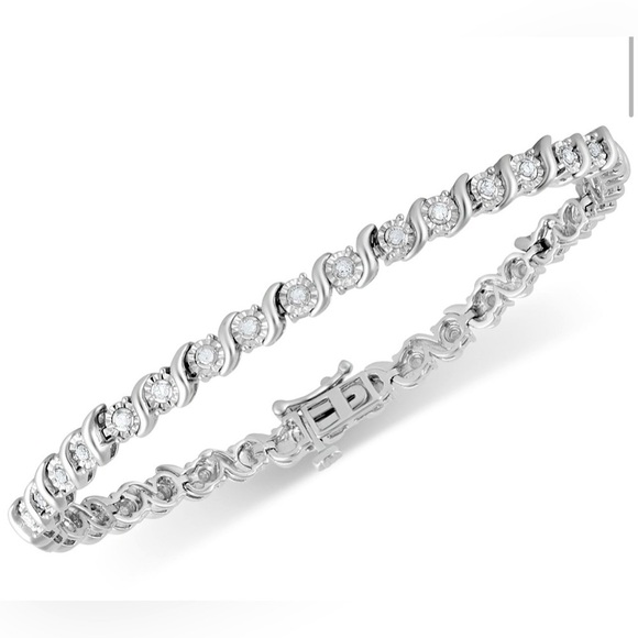 Genuine Diamond Bracelet| 1/2 ct.|Sterling Silver|Ethically sourced|NIB|… - Picture 2 of 8